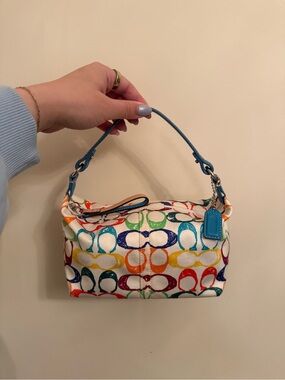 COACH Limited Edition Multicolour Mini Scribble Purse
